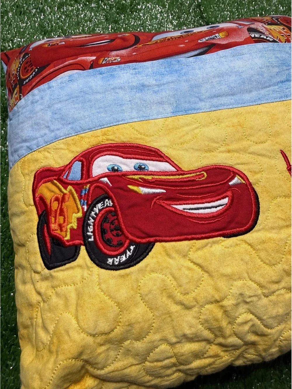 Disney Cars Lighting McQueen Pillow - With Handle